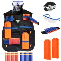 ZESTAW DO NERF KAMIZELKA 2X MAGZYNEK DODATKI