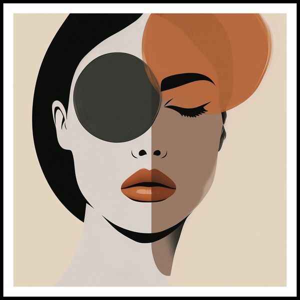 Plakat 80x80cm Dwie Strony Piękna zdjęcie 3