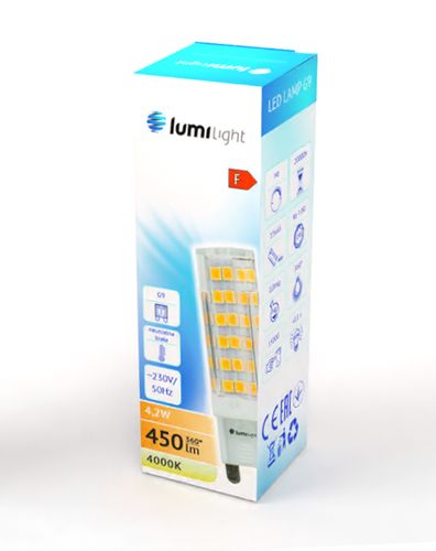 Żarówka LED G9 4,2W barwa neutralna ceramic LL6150 LUMILIGHT na Arena.pl