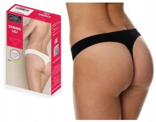 4 X GATTA BEZSZWOWE LILI STRINGI CZARNE M na Arena.pl