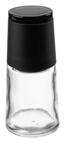 Młynek ręczny do soli i pieprzu szklany 130 ml ceramiczne żarno 2 szt. na Arena.pl