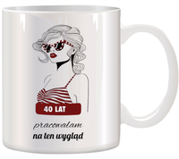 KUBEK Z NADRUKIEM ŚMIESZNY PREZENT NA URODZINY RÓŻNE WZORY