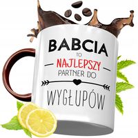 Kubek Bordowy Dla Babci Na Urodziny Prezent Z Nadrukiem Ze Zdjęciem