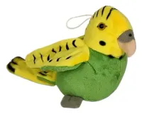 Ziki papuga falista żółta 14cm