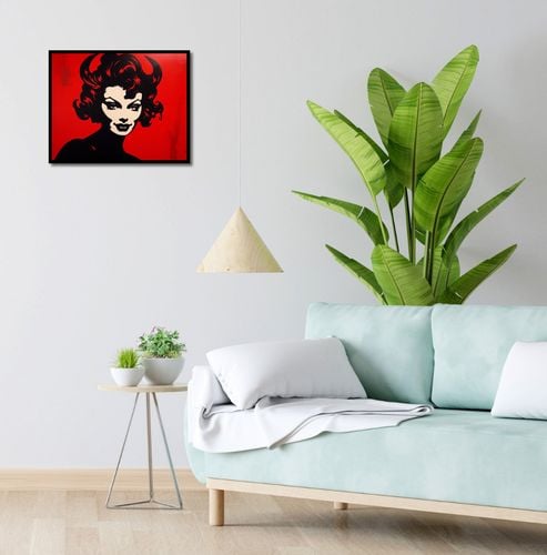 Plakat 50x40cm Czerwona Diablica na Arena.pl