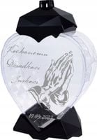 DUŻY ZNICZ Z GRAWEREM DEDYKACJA DLA Dziadka Babci