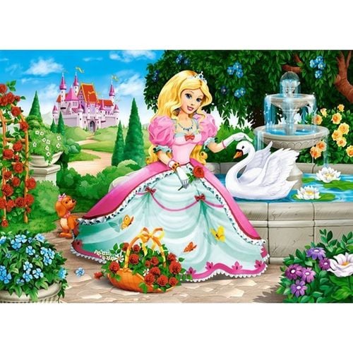 Puzzle 60el.princess with swan na Arena.pl