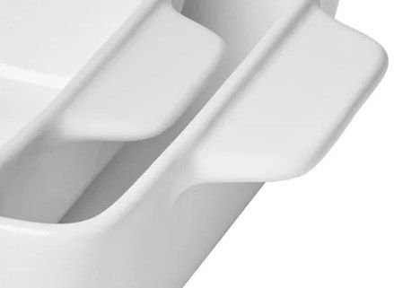 Formy do pieczenia ceramiczne 2 szt białe zapiekanka na Arena.pl