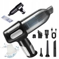 BEZPRZEWODOWY MOCNY ODKURZACZ SAMOCHODOWY DO AUTA RĘCZNY USB