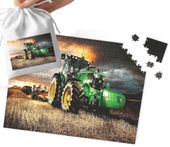 PUZZLE - TRAKTOR CIĄGNIK WZORY DLA MAŁYCH ROLNIKÓW 24el + WORECZEK