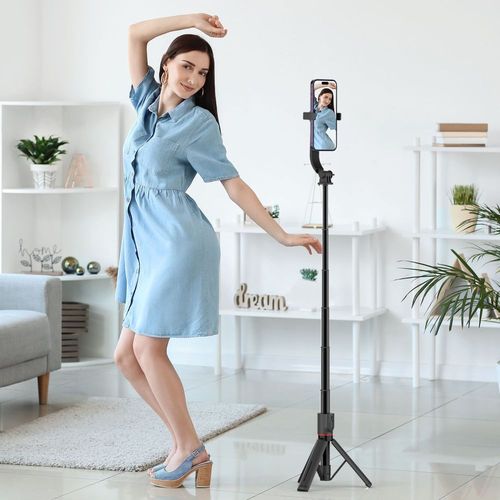 tech-protect l04s magsafe bluetooth selfie stick tripod black na Arena.pl