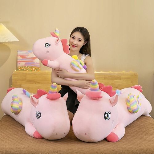 DŁUGI jednorożec MASKOTKA PLUSZAK 110cm na Arena.pl