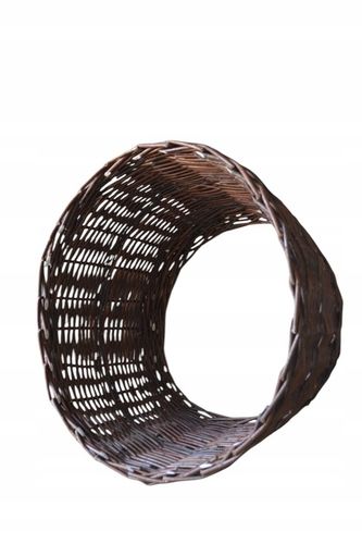 OSŁONA NA STOJAK POD CHIONKĘ WIKLINOWA FI 70 cm , KOSZ POD CHOINKĘ BRĄZOWY na Arena.pl