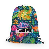 WORKO-PLECAK DZIECIĘCY z Twoim imieniem Kolorowe dinozaury 127