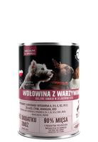 PetRepublic Wołowina Z Warzywami Krojone Kawałki W Delikatnym Sosie 400g