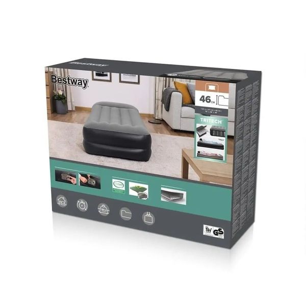 Materac Dmuchany do spania 191x97cm Bestway pompka zdjęcie 7