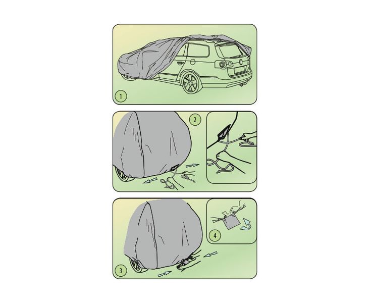 Pokrowiec plandeka 3 warstwy BMW 1 E87, E81 zdjęcie 6