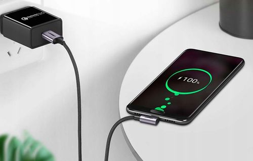 Kabel USB do USB-C kątowy UGREEN US284, 3A , 2m (czarny) na Arena.pl