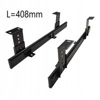 PROWADNICE KULKOWE L-408mm pod BIURKO BLAT do PÓŁKI na KLAWIATURĘ LAPTOPA