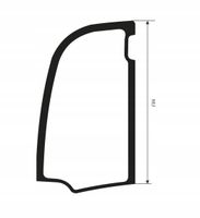 Szyba drzwi górna JCB 8040 ZTS, 8045 ZTS, 8050 ZTS 827/80380