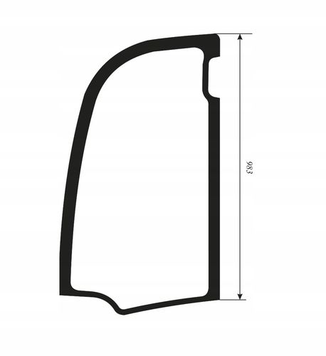 Szyba drzwi górna JCB 8040 ZTS, 8045 ZTS, 8050 ZTS 827/80380 na Arena.pl
