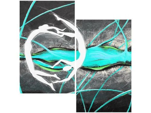 60X60CM TANIEC MORSKIEJ TONI DWU OBRAZ ŚCIAN na Arena.pl