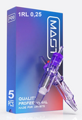 MAST PRO Komplet Kartridże Igły modułowe do Tatuażu 5x 1RL 0,25 makijażu