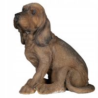 FIGURKA BLOODHOUND pies brązowy do salonu sypialni 30x25cm