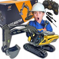 Koparka Zdalnie Sterowana RC Na Pilot Maszyna Budowlana Spychacz Pilota Led