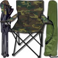 KRZESŁO WĘDKARSKIE RYBACKIE SKŁADANE FOTEL NA RYBY + POKROWIEC UCHWYT