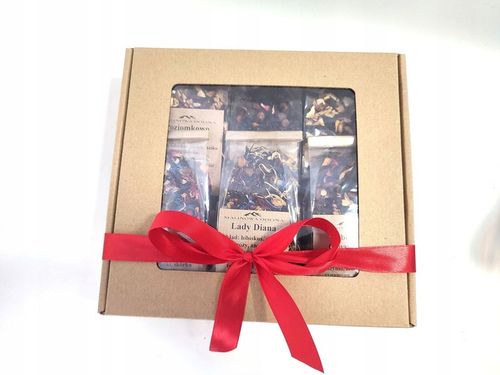 Zestaw Prezentowy 6 herbat SŁODKI UPOMINEK Prezent Koniec Roku na Arena.pl