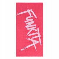 Ręcznik bawełniany na basen plażę Funkita Jacquard Tagged Pink 160x80cm