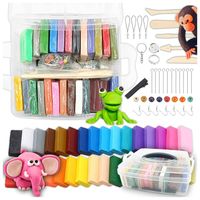 MODELINA MASA GLINA plastyczna termoutwardzalna zestaw 26 kolorów glinka