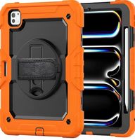 Etui do iPad Pro 12.9 Obrotowe 360 z Uchwytem i Podstawką Pomarańczowe