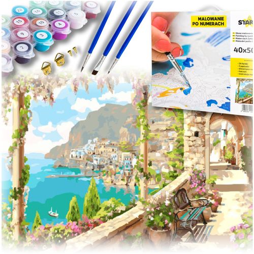 Zestaw do malowania po numerach - rajska ścieżka na Arena.pl