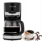 Ekspres do kawy przelewowy 1,5L 1000W szklany podtrzymanie temp Teesa