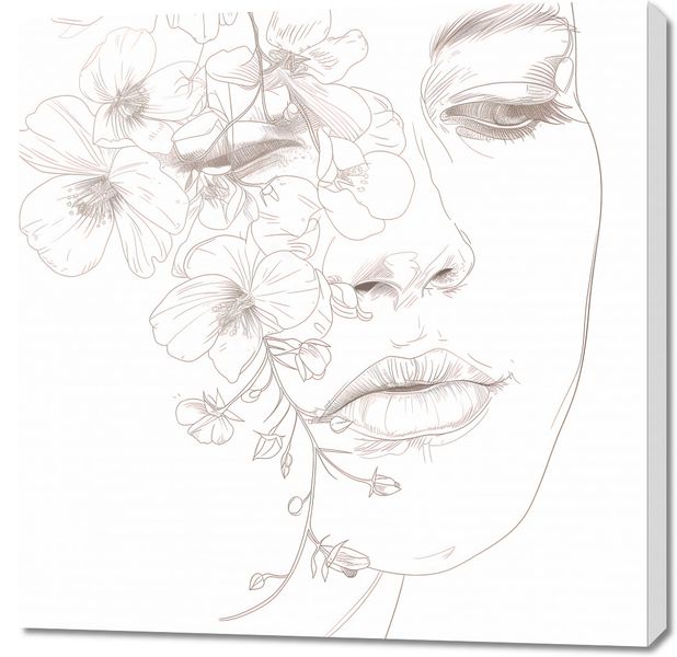 Obraz 90x90cm Kwitnąca Imersja zdjęcie 1