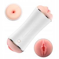 SZTUCZNA POCHWA USTA PODWÓJNY MASTURBATOR 10 FUN