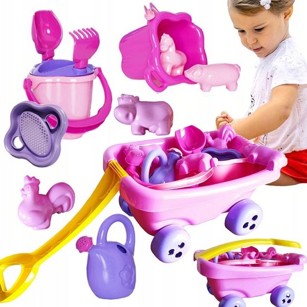 WÓZEK WÓZECZEK TACZKA + FOREMKI DLA MALUSZKA PL DZ zdjęcie 1