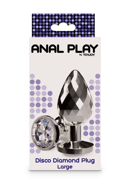Disco Diamond Plug Large Silver zdjęcie 2