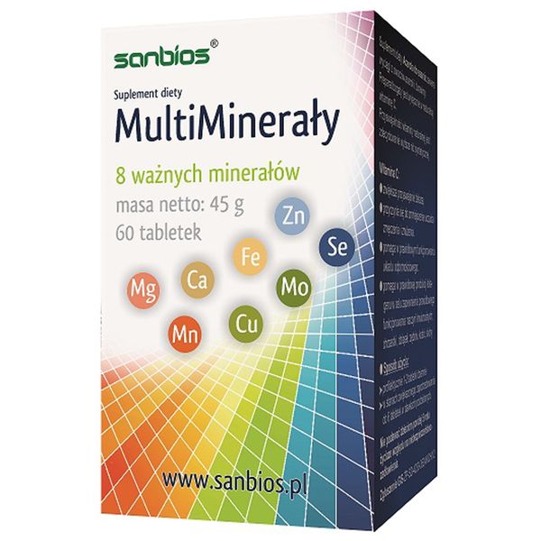 Multiminerały 60 tab - SANBIOS zdjęcie 1
