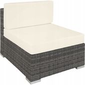 FOTEL PUF RATTANOWY OGRODOWY NA TARAS moduł