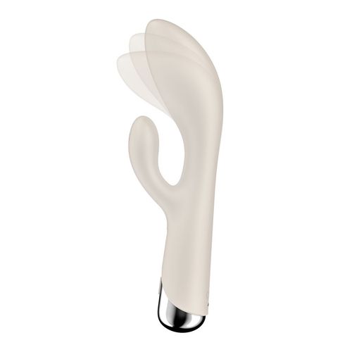 Wibrator Podwójnej Stymulacji Satisfyer Spinning Rabbit 1 Biały na Arena.pl