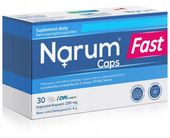 Narum Fast Caps Priobiotyk ZDROWE JELITA Narine 200mg 30 kapsułek