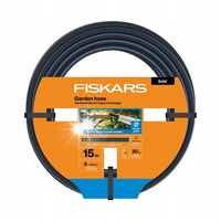 FISKARS Wąż ogrodowy 13 mm 1/2" 15 m Solid do podlewania trawnika trawy