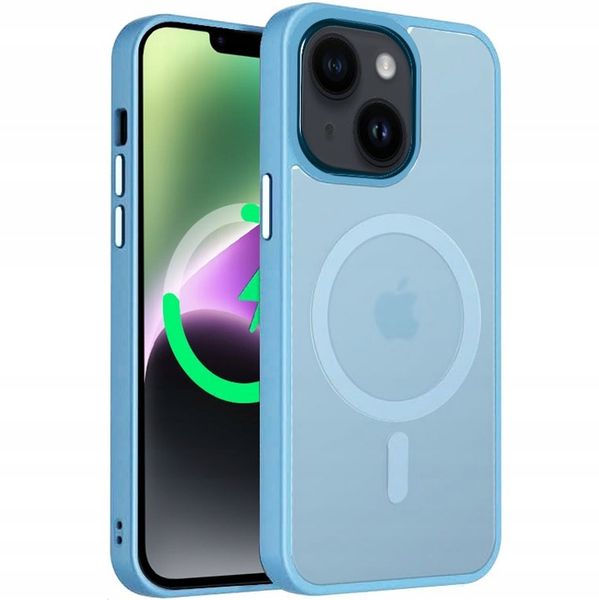 Etui Do iPhone 14 +Szkło 9H WZMACNIANE 360° Matt Case Do Magsafe zdjęcie 11