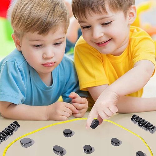 GRA MAGNETYCZNE KAMIENIE 60X STRATEGICZNA EDUKACYJNA GRA PLANSZOWA 60 SZTUK na Arena.pl