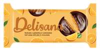Delisana Ciastka z galaretką pomarańczową 135g