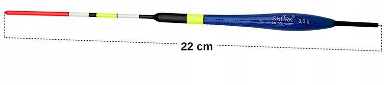 Spławik Przelotowy z BALSY SHARK Perfekt Hunter 3,0 g 22 cm zdjęcie 2