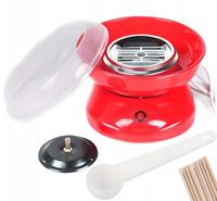 MASZYNA DO WATY CUKROWEJ przenośne urządzenie WATA CUKROWA DOMOWA patyczki